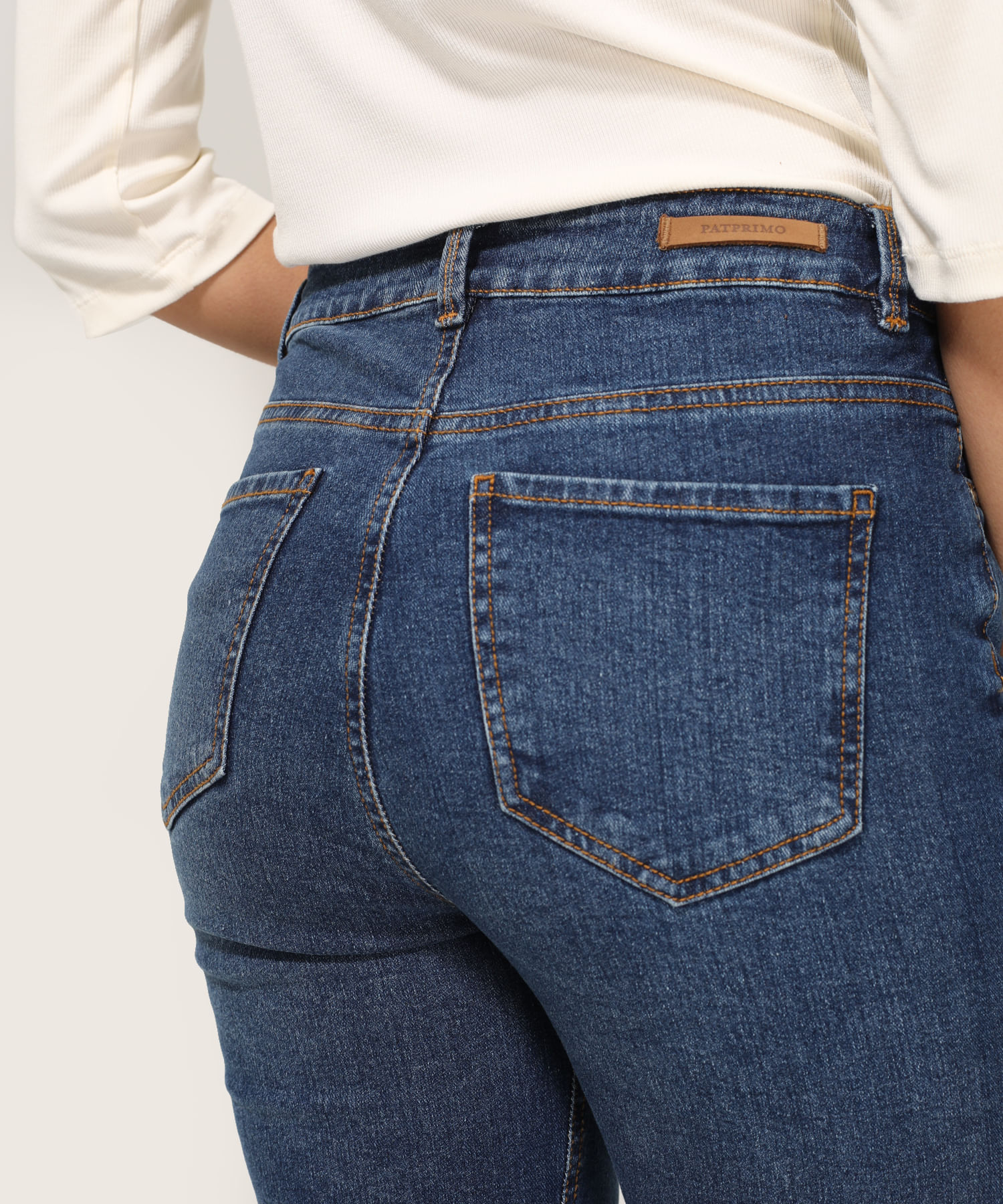 Jeans De Mujer, Silueta Regular, Tono Oscuro Clásico 30160210 - Patprimo
