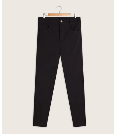 Pantalon dril negro mujer hot sale