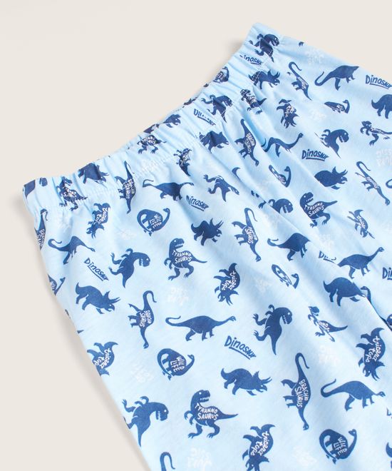 Pijama Camiseta Mangas Estampadas Pantalón Bota Recta 66040055 - Patprimo