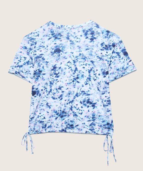 Camiseta Niña New Spring Manga Corta Estampado Azul - Varias Tallas - 929876