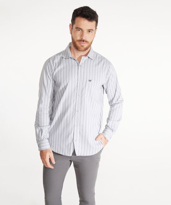Essentials - Camisa para hombre, manga corta, de ajuste regular,  estampada