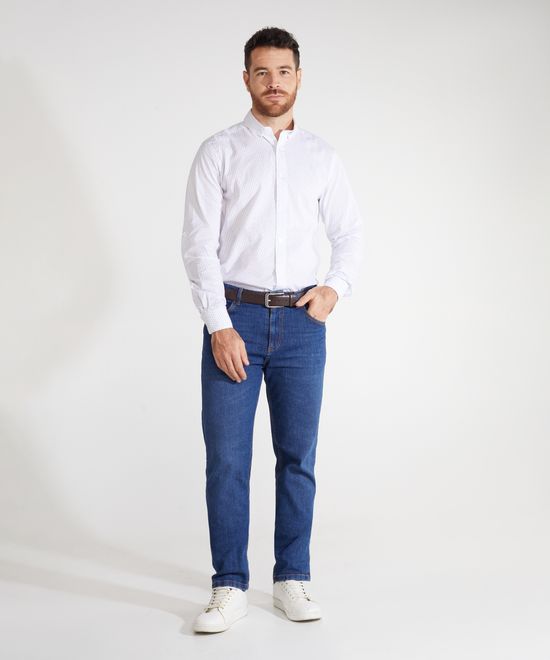Camisa estampada manga corta para hombre - Panty Jeans