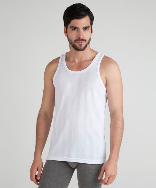  Camiseta interior con cuello en V para hombre, Blanco : Ropa,  Zapatos y Joyería