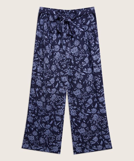 Pantalón Capri Estampado Con Bolsillos Diagonales 30071401 - Patprimo