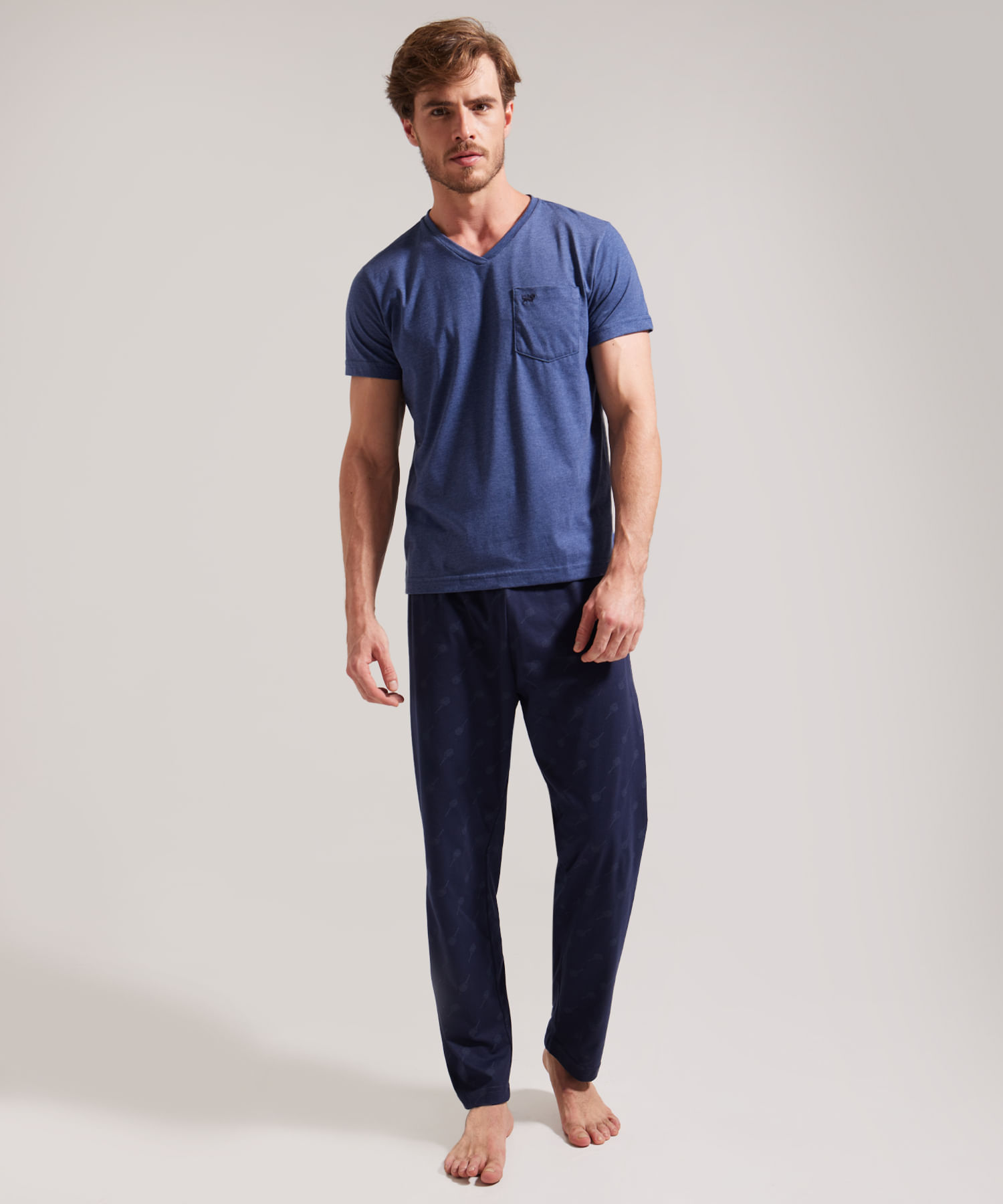 L-5XL Talla Camisa Manga Corta y Pantalones Pijama Cómodo Set para Hombre  Nuevo