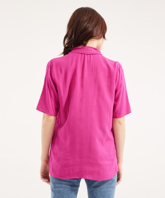  Camisas para mujer, blusa casual de vestir para mujer, manga  3/4, cuello redondo, camisa estampada a la moda, camiseta holgada, 4-  púrpura : Ropa, Zapatos y Joyería