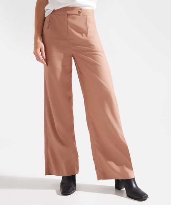 Pantalón pinzas de mujer con cinturón anudado JDY - Venca - 057246