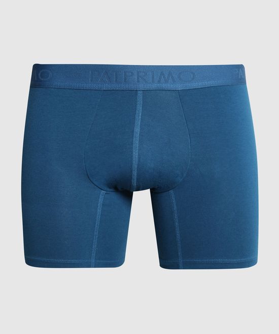 Calzoncillos Boxer Clásicos Pierna Larga Hombre / Caballero Alto Porcentaje  De Algodón (pack De 2 - Azul