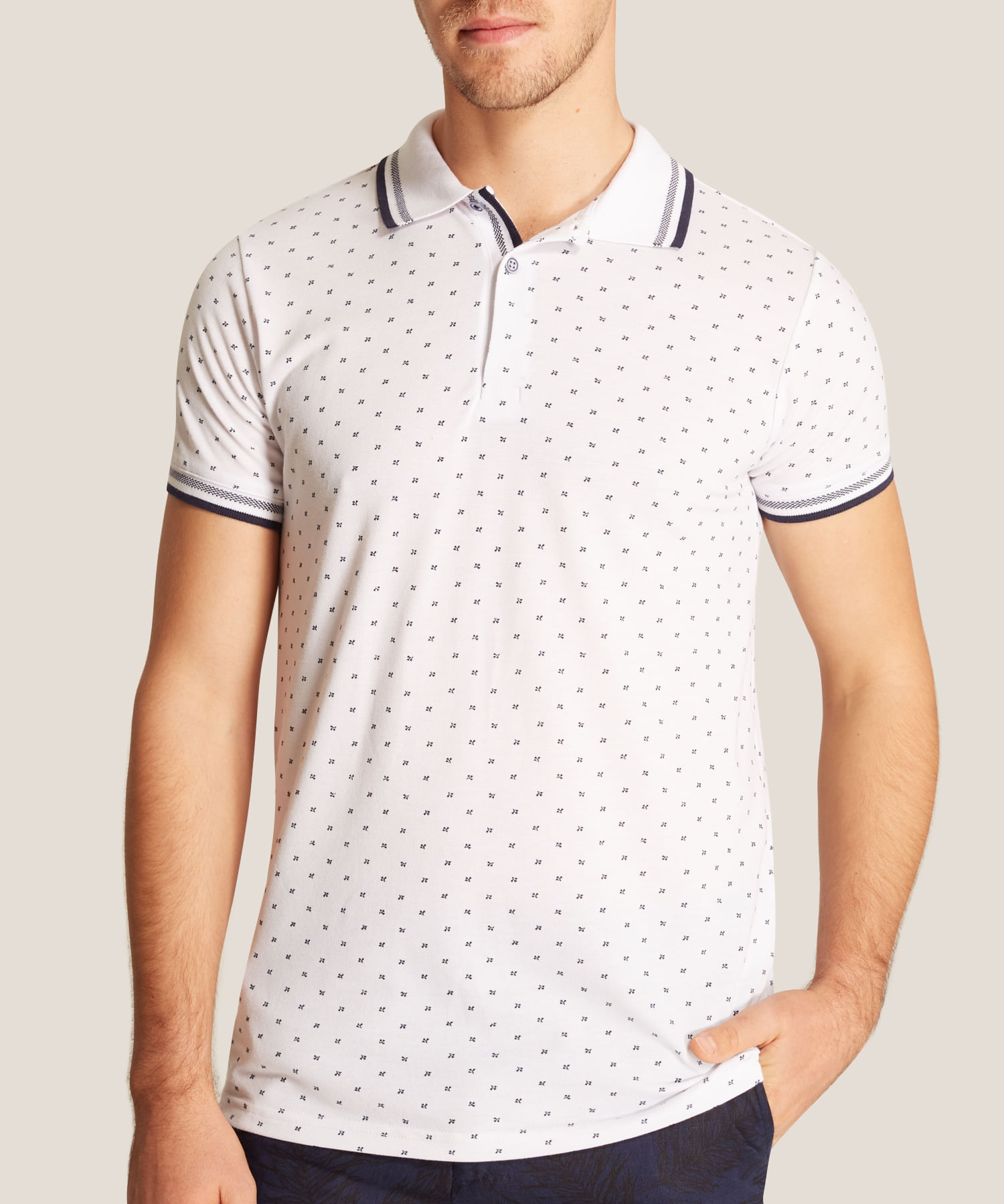 camisetas polo estampadas